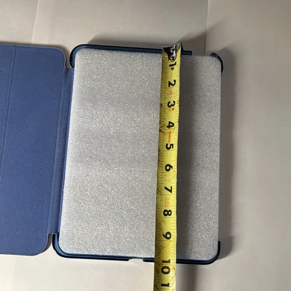 MoKo Blue Folding Folio Tablet Case Cover with Camera Cutout